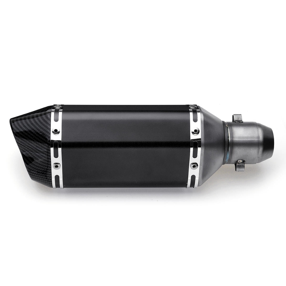 310mm Black Universal Motorcycle Dirt Bike ATV Exhaust Muffler Pipe DB Killer 38-51mm