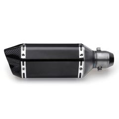310mm Black Universal Motorcycle Dirt Bike ATV Exhaust Muffler Pipe DB Killer 38-51mm