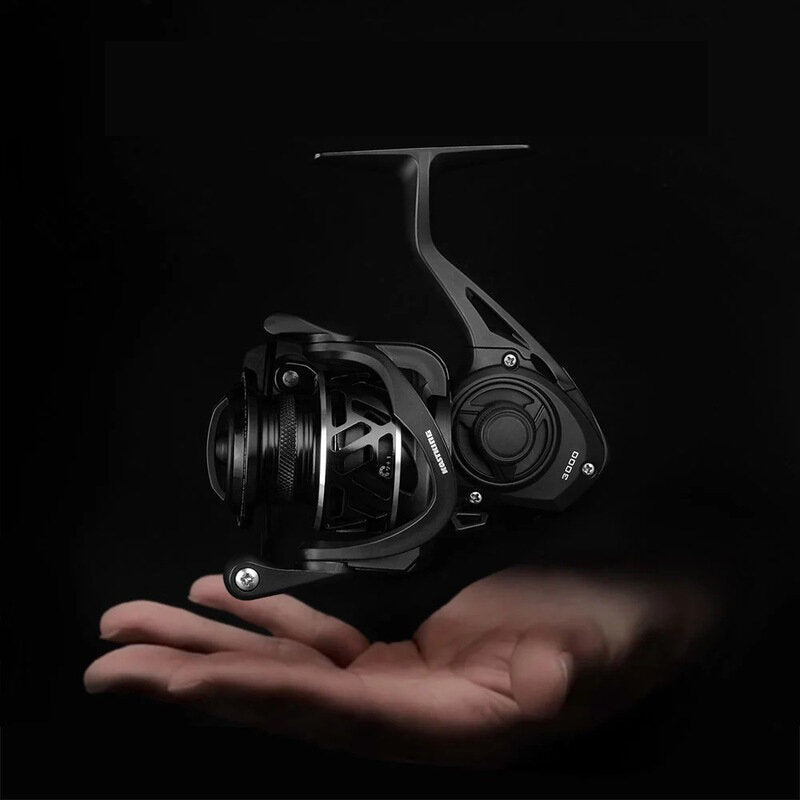 5.2:1 7+1 Bearings 33 Lbs Drag Aluminum Spool Stainless Steel Main Shaft Fresh and Saltwater Fishing Reel Carbon Fiber Spinning Reel
