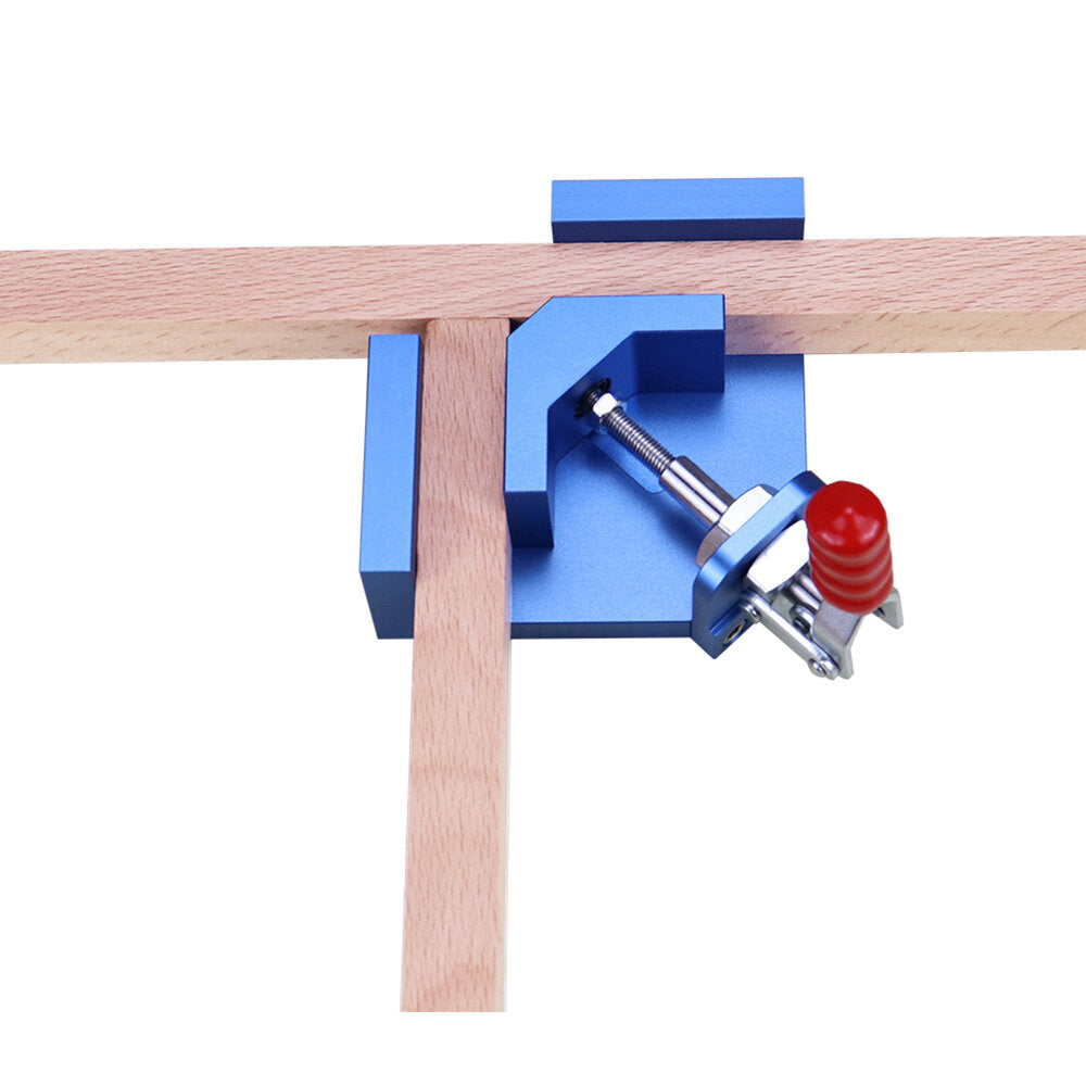 CNC Machined Angle Clamp, Fast Clamping, High Precision, Aluminum Alloy, 9-30mm Thickness, Blue & Red, Corrosion Resistant