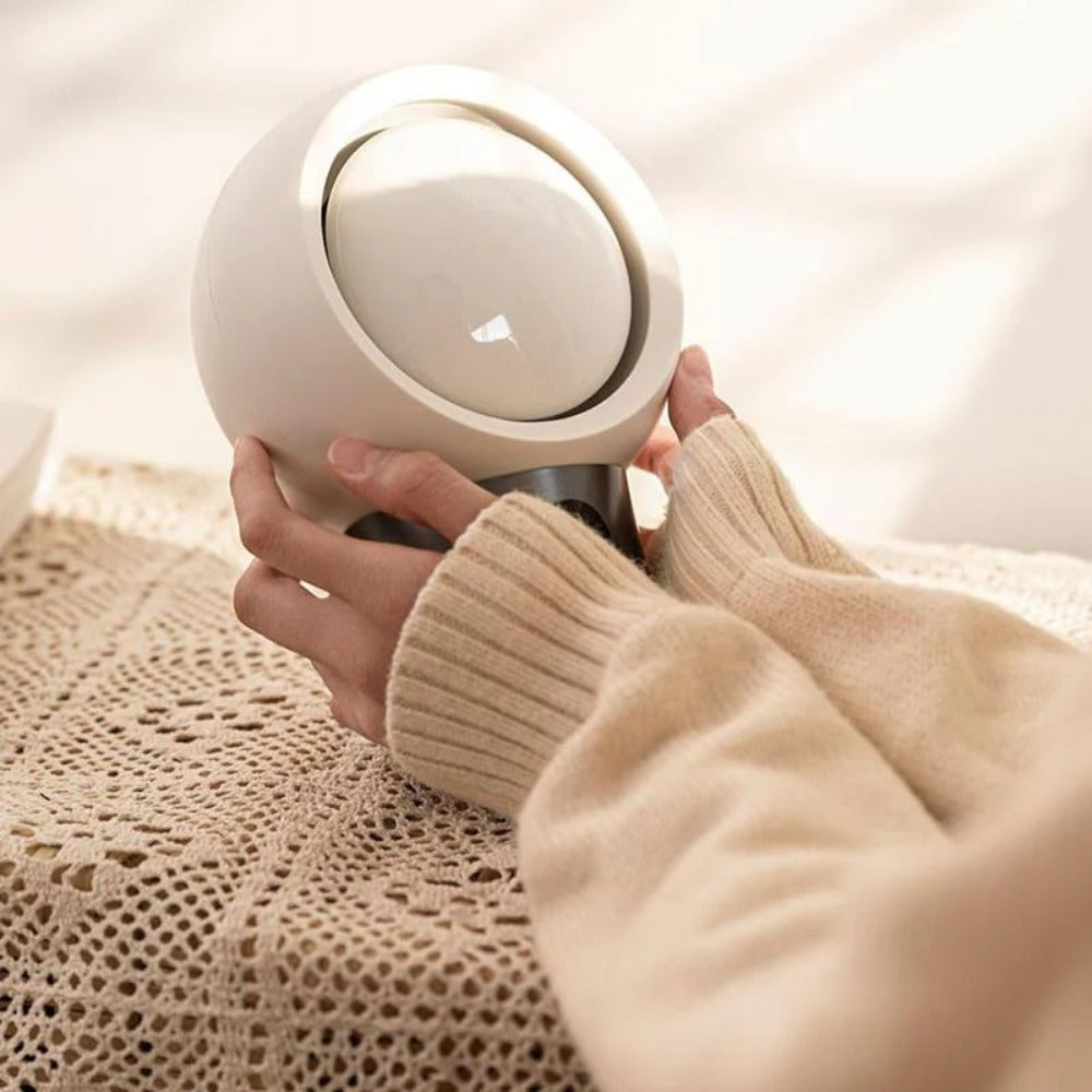 Compact Desktop Electric Heater with Built-in Safety Switch for Home Use