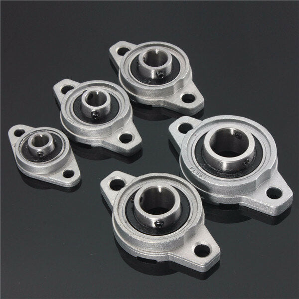 8/10/12/15/17mm Bore Diameter Zinc Alloy Pillow Block Flange Linear Bearing KFL Series CNC