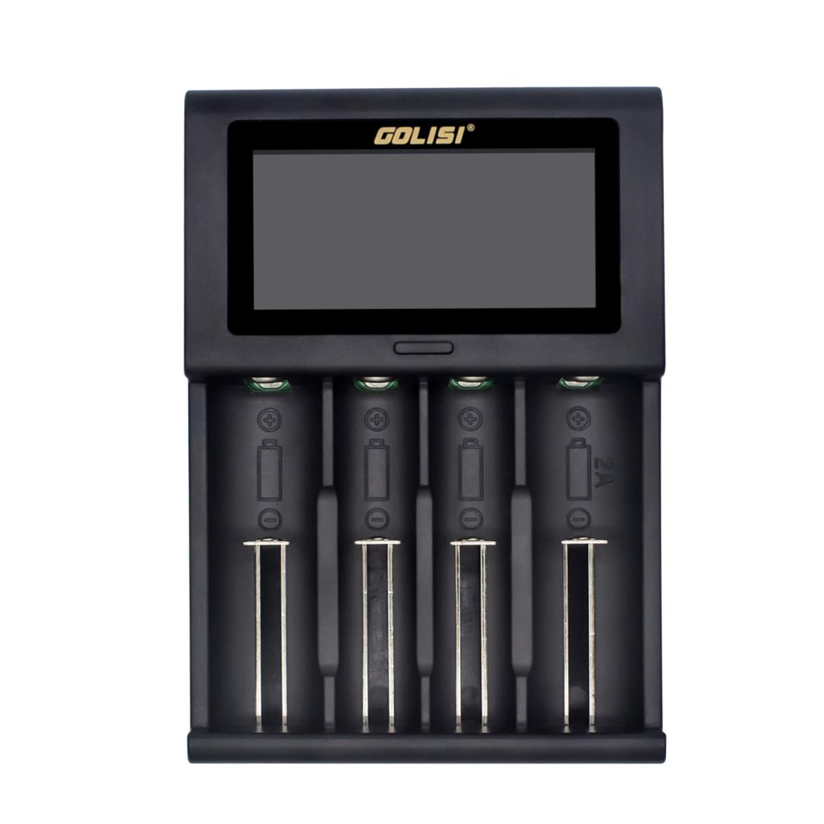 LCD Screen Display USB Charging Intelligent 2A Fast Battery Charger Li-ion NIMH Batteries