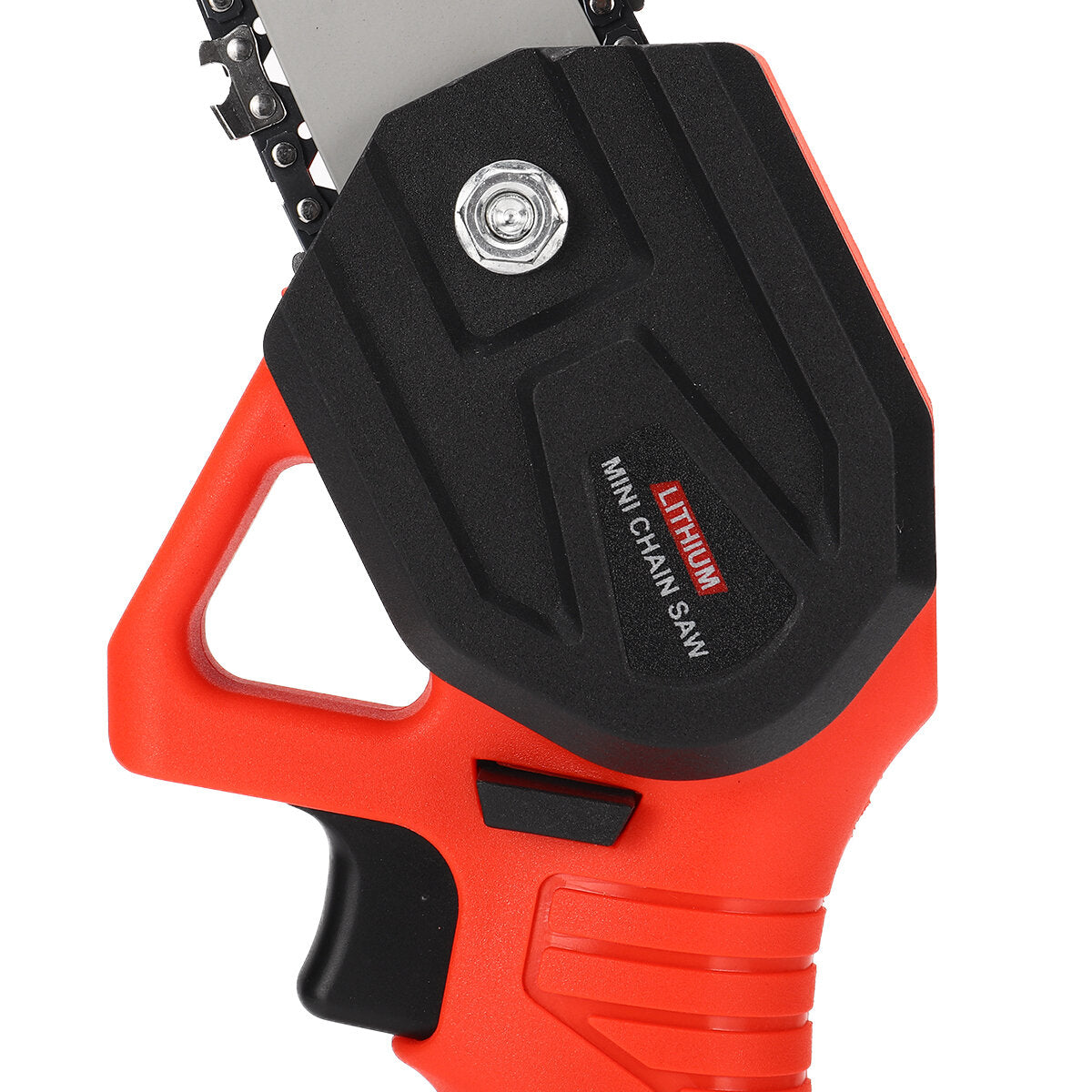 600W 4 Inch Cordless Electric Chain Saw Wood Cutter Tools Garden Woodwork