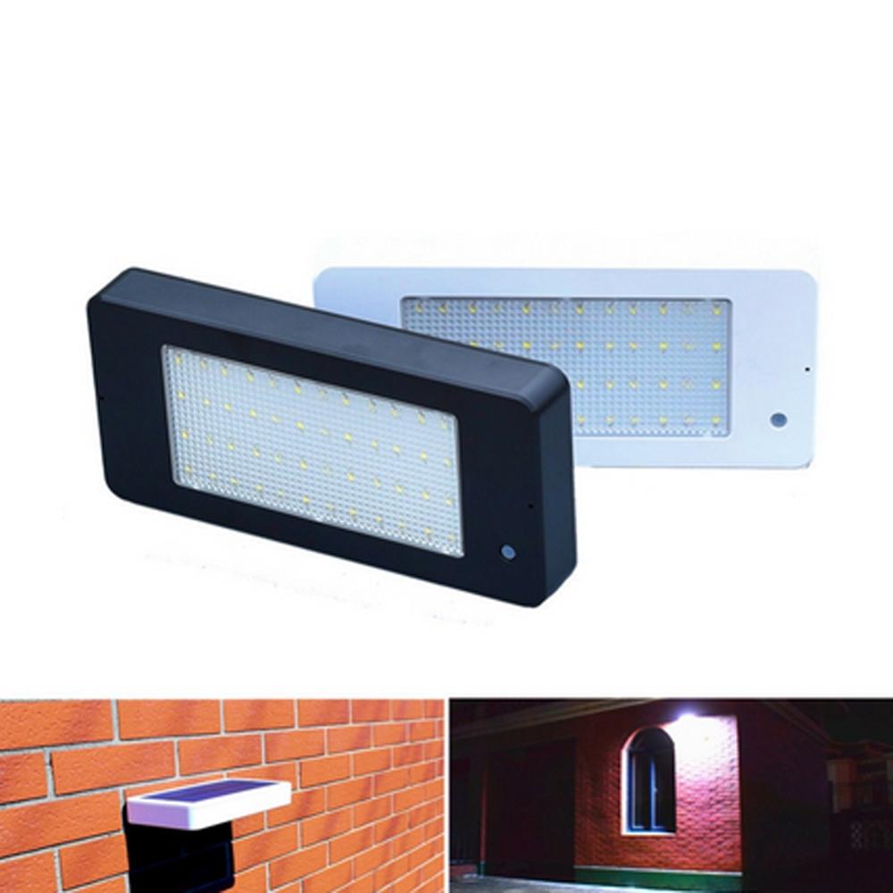 Solar Powered 48 LED Motion Sensor Waterproof Wall Light Outdoor Garden with 4 Modes