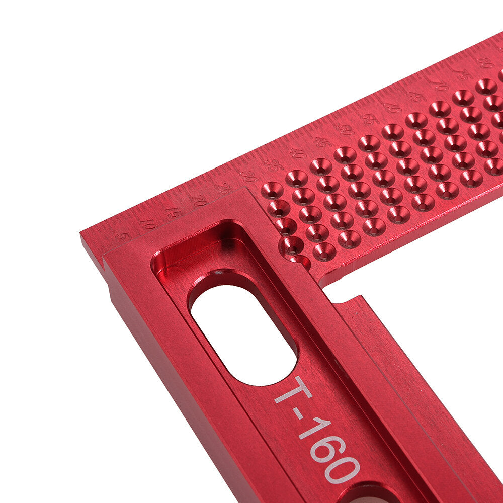 L Type 160/200mm Aluminum Alloy Woodworking Square & Measuring Ruler for Carpenters