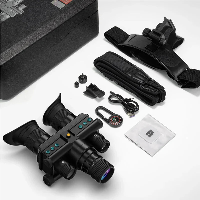 GreenZech Optic-600 Pro | 4K Night Vision Monocular | Dual OLED Display & 40MP Digital Infrared Observation Tool