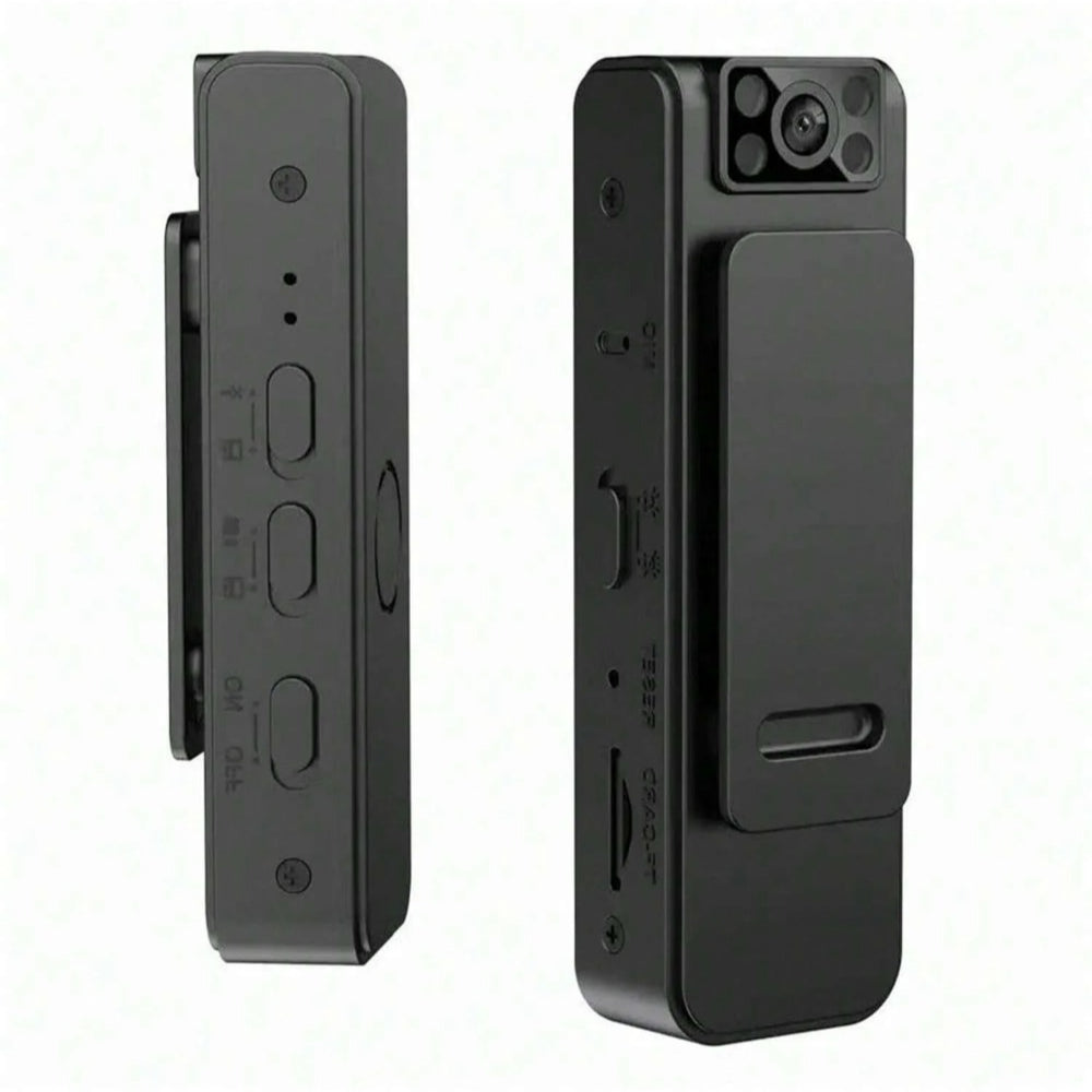 Black 1.3MP USB Action Camera, 1080P Video, 24P Frame Rate, ≤2" Display, Rechargeable, ABS Material