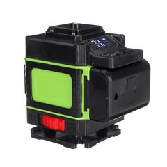 LED Display LD Green Light Laser Level 3D 360 12 Line Cross Self Leveling Measure Tool