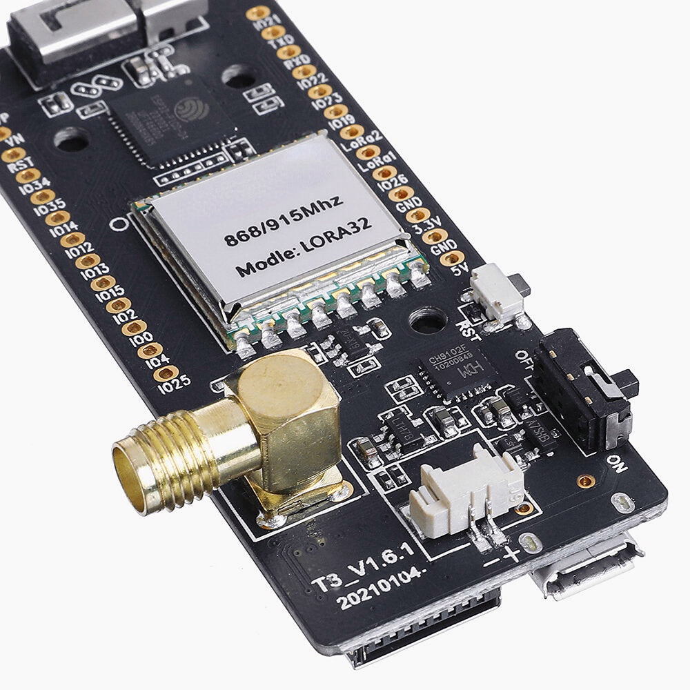 868Mhz ESP32 LoRa OLED 0.96 Inch SD Card Bluetooth WIFI Wireless Module ESP-32 SMA IP5306