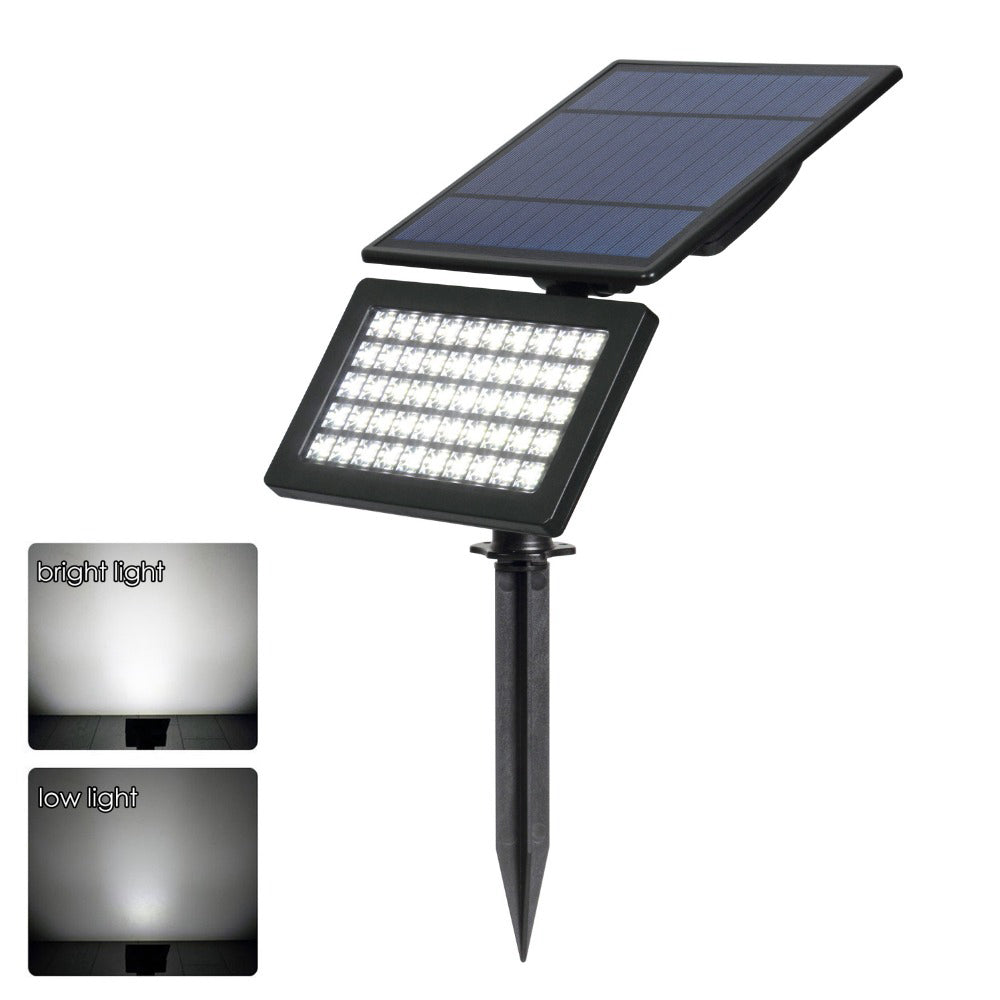 5W Solar Power 50 LED Spotlight Waterproof Landscape Wall Security Light for Outdoor Garden Lawn