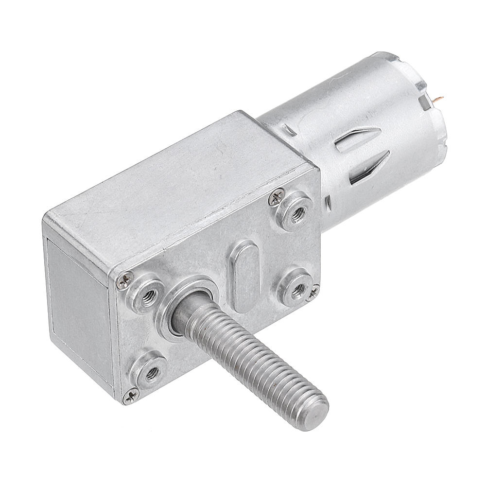 DC 24V Self-locking Worm Gear Motor 10/30/90/150RPM Gear Turbine Reduction Motor