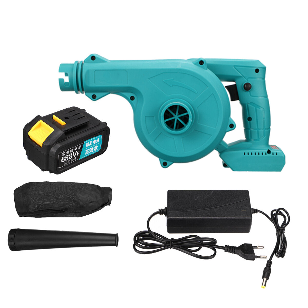 5.4KPA Brushless Air Blower Suction Cleaner Cordless Electric Handheld Leaf Dust Collector