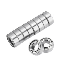 50Pcs 5x10x4mm Metal Sealed Shielded Deep Groove Ball Bearing MR105ZZ