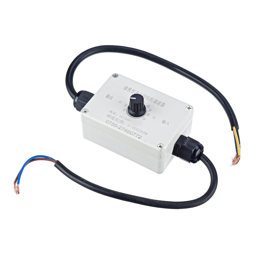DC 12/24V 15W-50W Concrete Vibrator Vibration Motor Single Phase Aluminum/Motor Speed Controller
