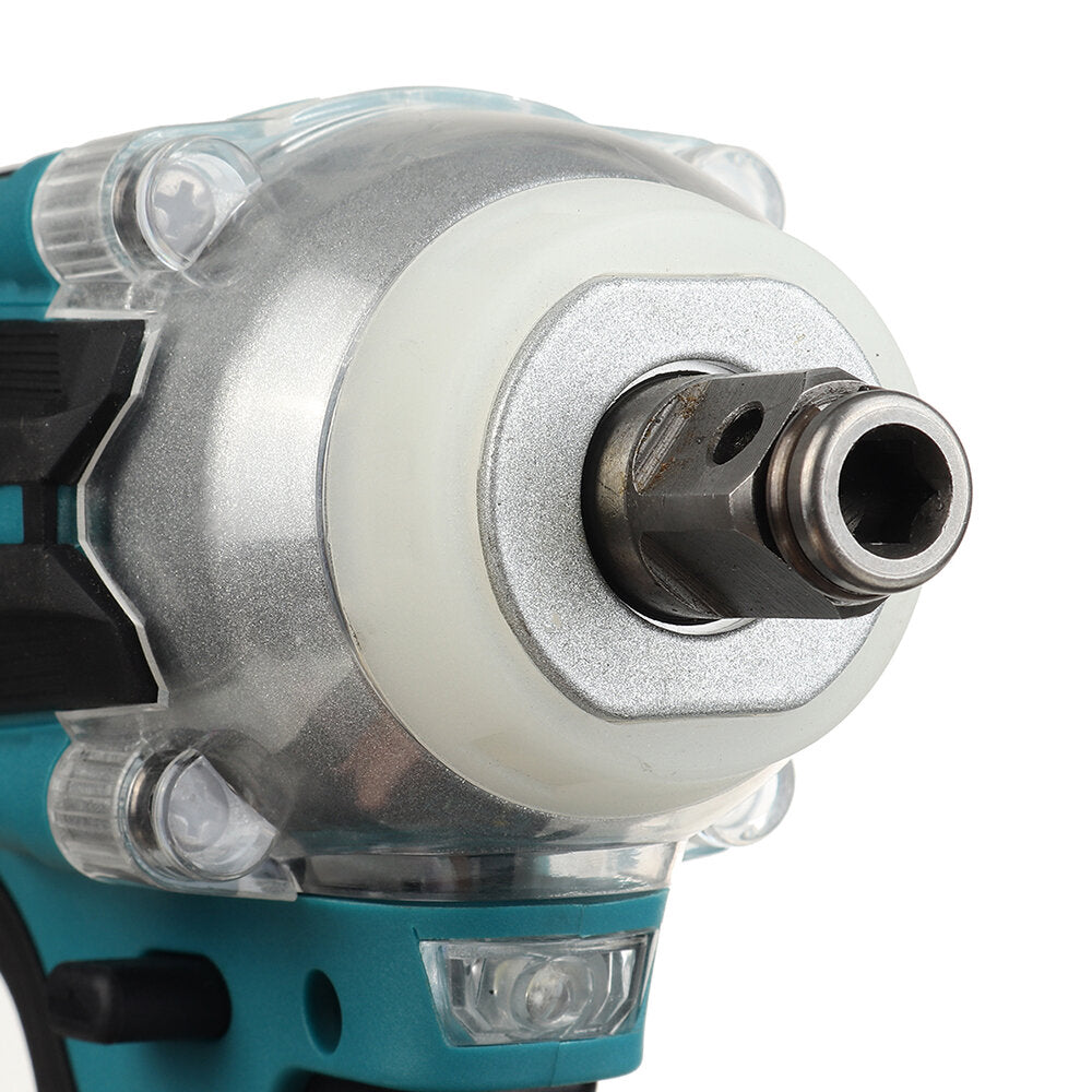 330N.m 1/2 Inch Powerful Electric Wrench 4 Gears Woodworking Tool for Construction Site Shelves