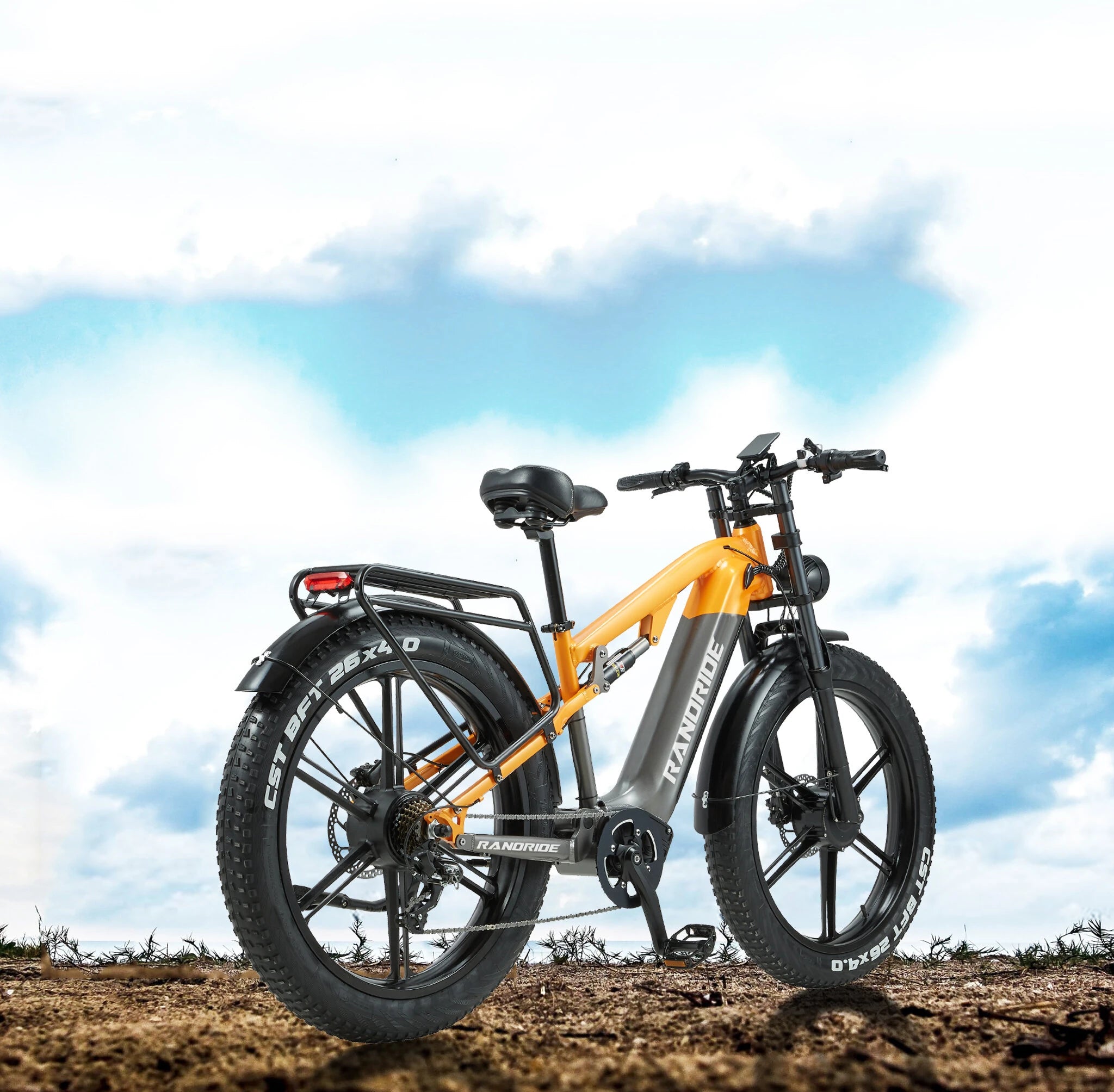 48V 20Ah 2*1000W Recommended Top Speed 25KM/H 26*4.0 Inch Electric Bike 40-90KM Max Range Max Load 200KG