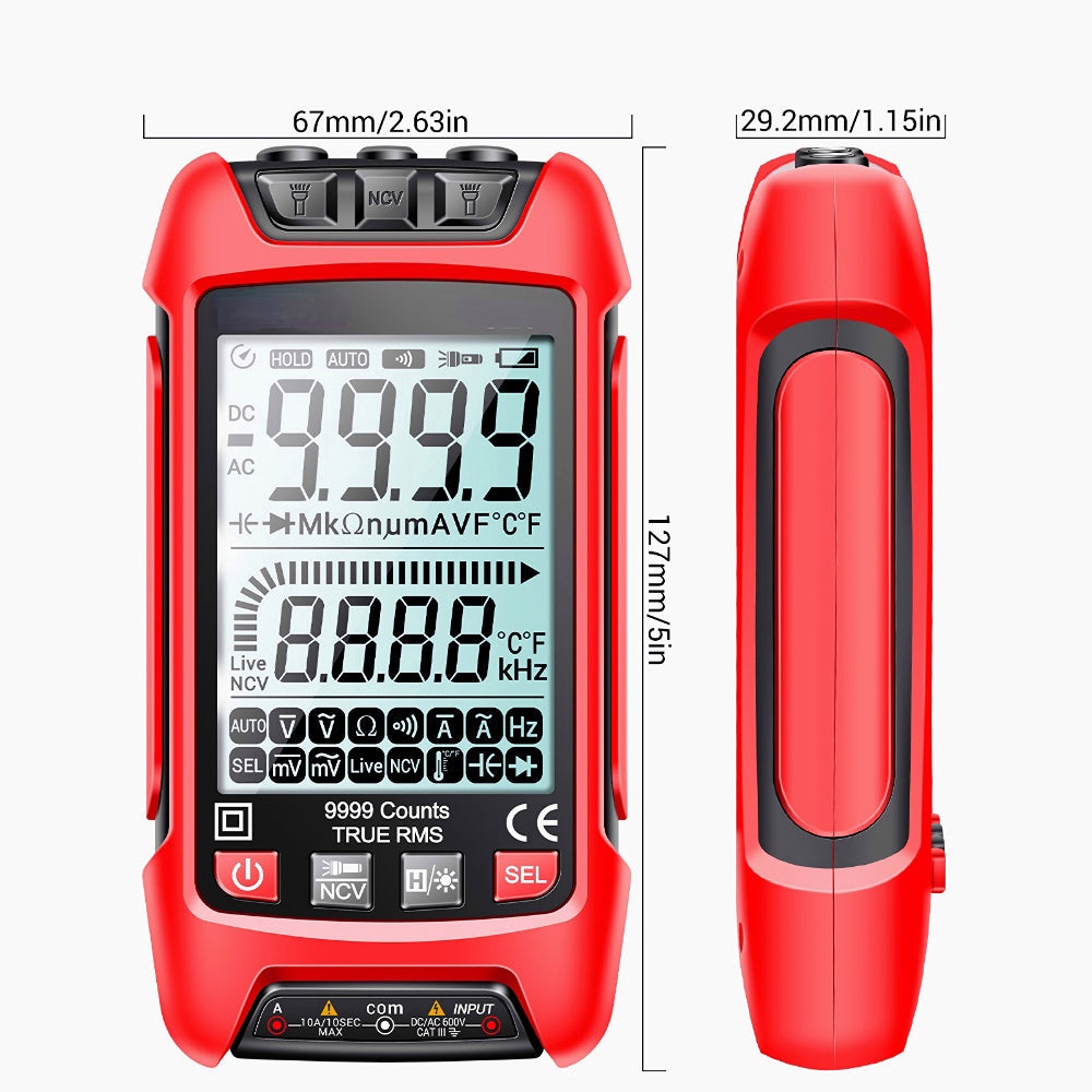 Non-Contact Intelligent Anti-Burning Multimeter Multi-Function Circuit Diagnostic
