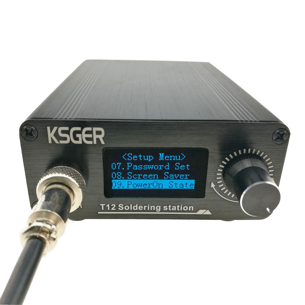 Digital Temperature Controller Soldering Station Electric Soldering Iron Tips T12-K + 907 Handle