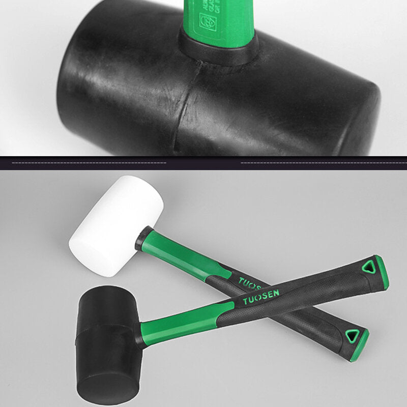 Rubber Hammer Black Rubber Hammer Decoration Environmental Protection Installation Hammer Multifunctional Rubber Hammer