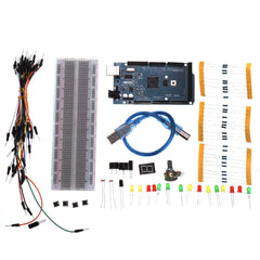 2560 R3 Starter Kits With Transparent 830 Breadboard Resistor LED Jumper Cable