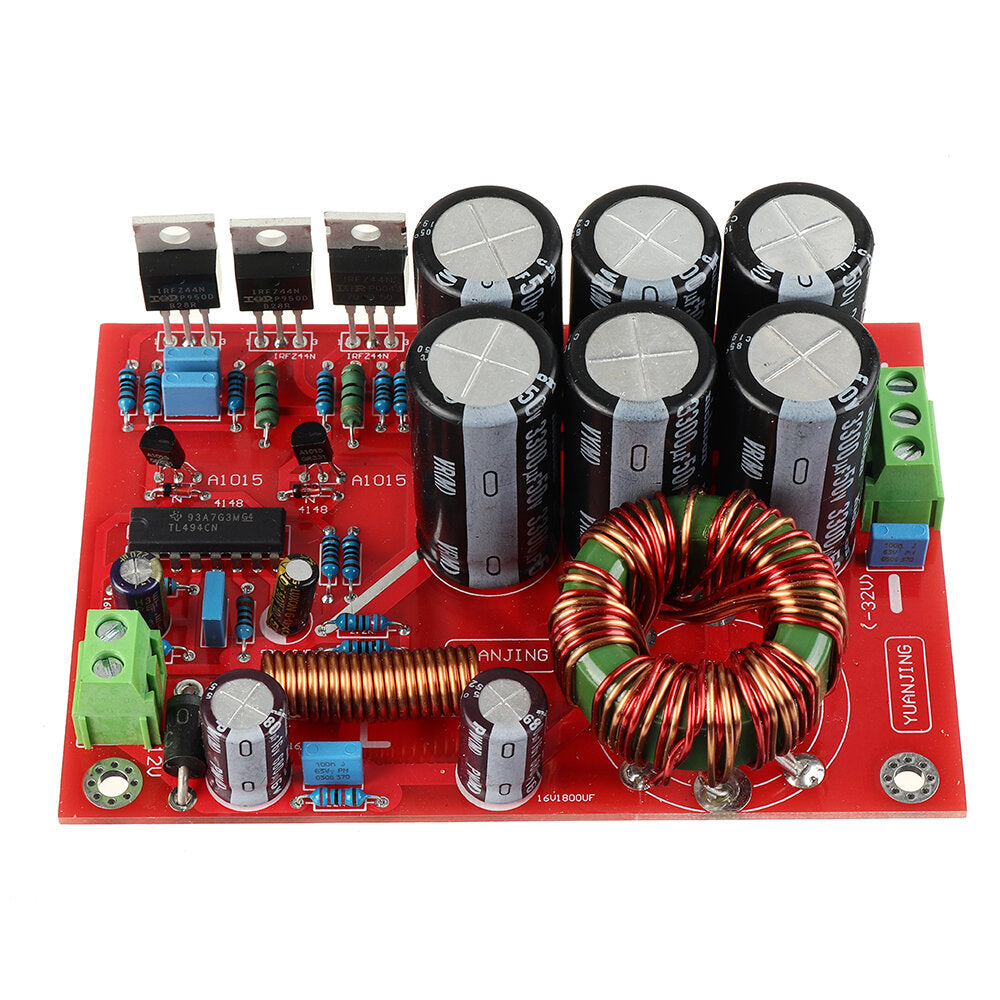 180W Car Stereo Audio Amplifier Power Boost Board Single 12V Input Conversion Double 32V Output