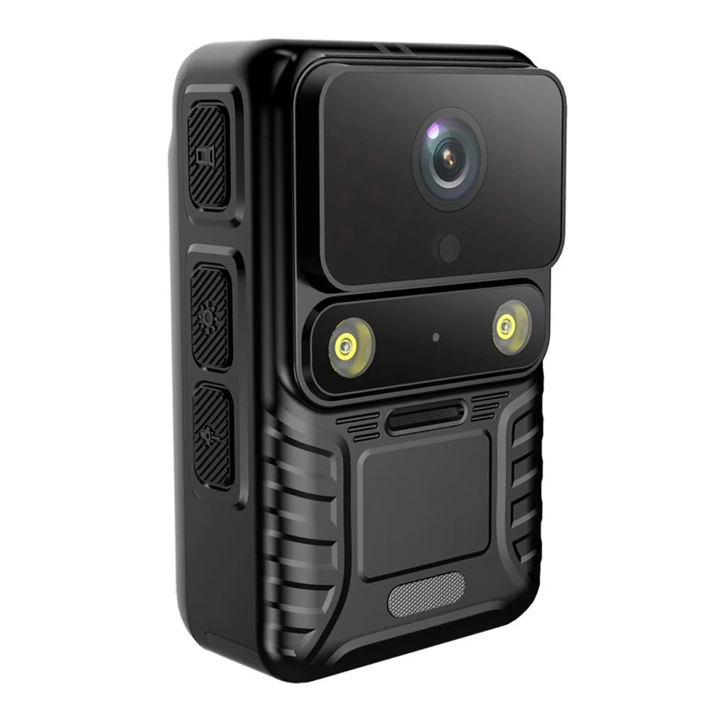 Stealth 4K 12MP WiFi Wearable Body Camera - Night Vision, IP65, 2.0" IPS Touch, GPS, Motion Detect