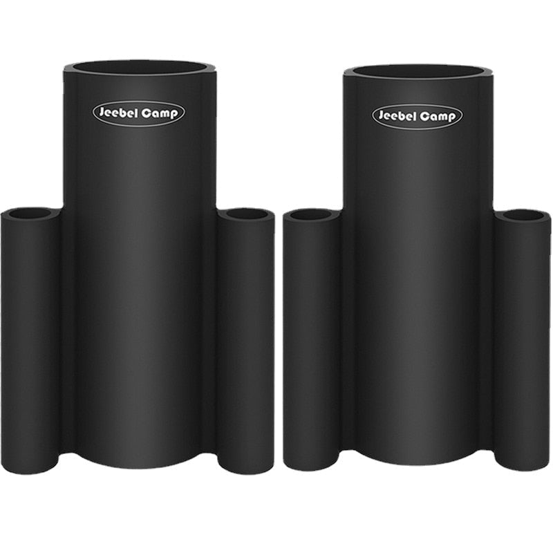 Rod Holders for Fixing Windproof Tent Poles Tarp Pole Nails Fixing Holders Canopy Base Fixtures Pegs