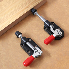 Quick-Release Push-Pull Toggle Clamp, 82kg Capacity, 180° Opening, M6X35 Spindle, 20mm Stroke, Left/Right Options