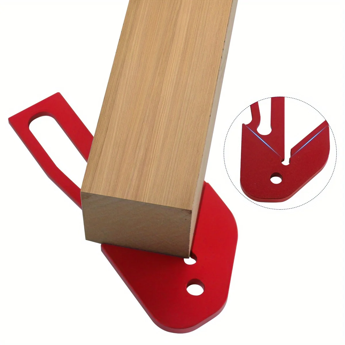 Accurate Center Finder & Dual-Angle Scribe Tool - Premium Aluminum Alloy, Compact Design for Woodworking Projects