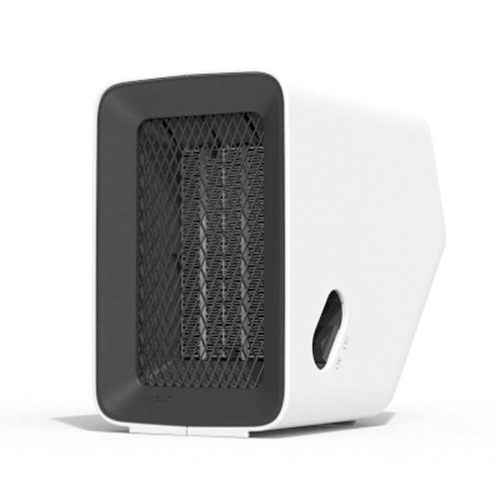 500W Portable Mini PTC Ceramic Heater - 50° Angle Warm Air Blower for Home/Office