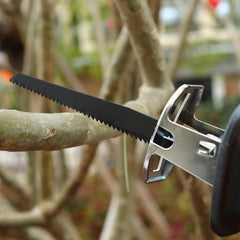 398VF Reciprocating Saw Variable Speed Cordless Electric Saw 4 Blades Wood Metal Plastic Sawing Cutting Tool