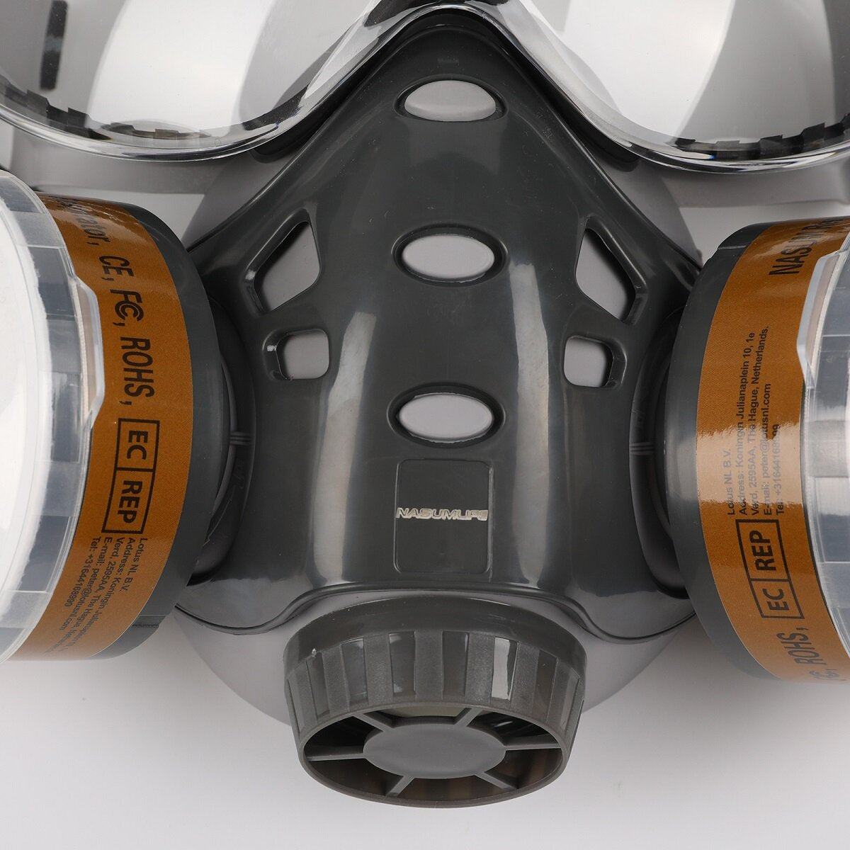 Respiratory Face Cover Mask Reusable Glasses Goggle with Ear Plugs Filters for Dust Protection Polishing