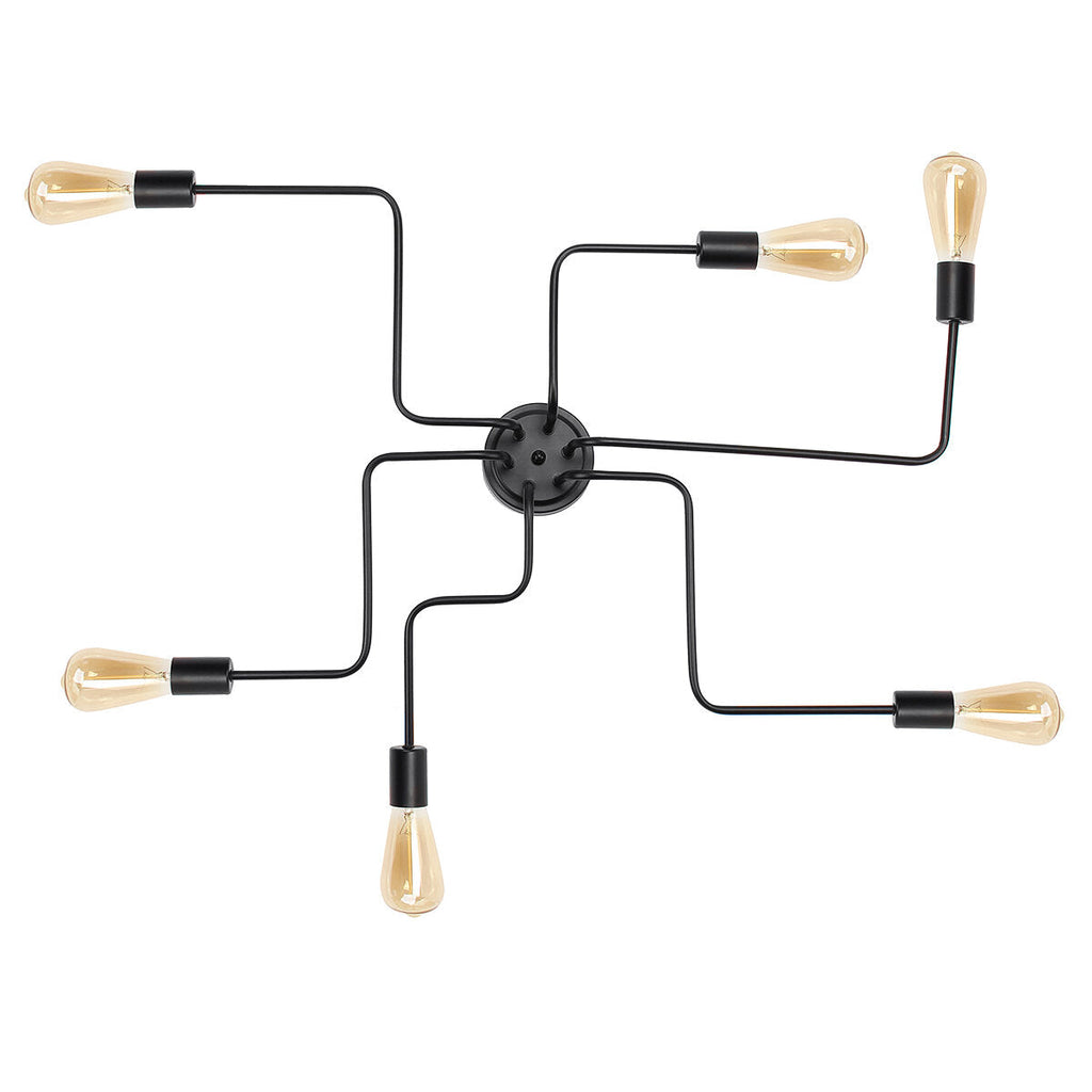 110-240V 4/6/8 Heads LED Ceiling Chandelier Pendant Lamp Lampshade Study Bedroom