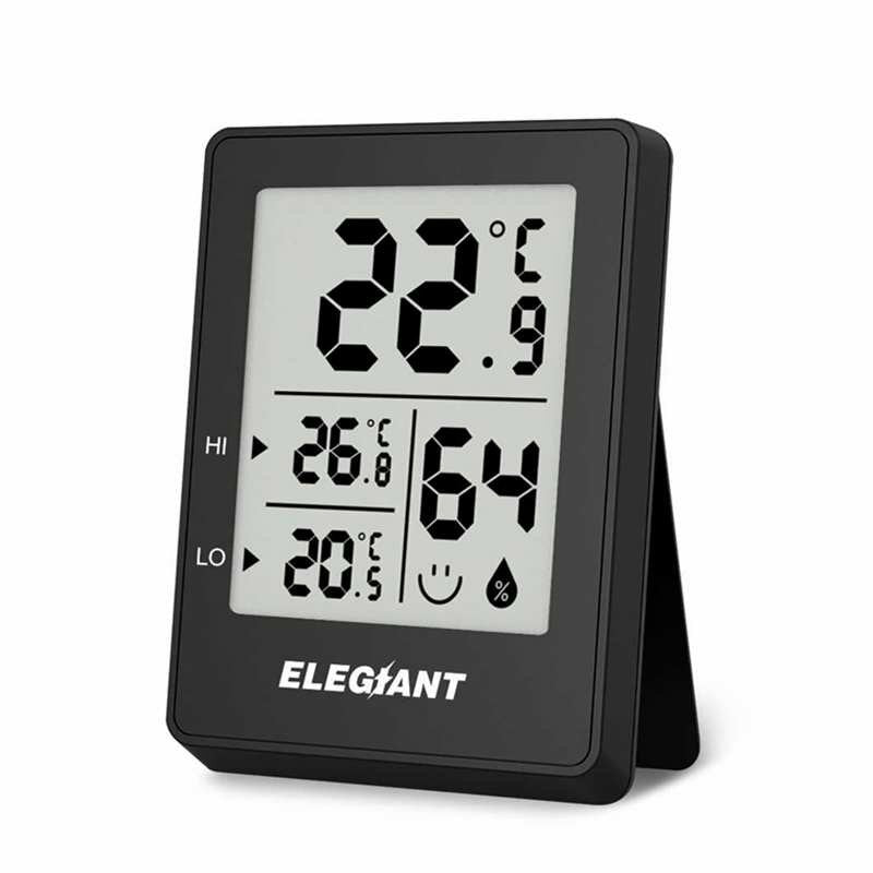 Digital Thermometer Hygrometer Home Electronic Indoor Outdoor Hygrometer Temperature Sensor Monitor Stand