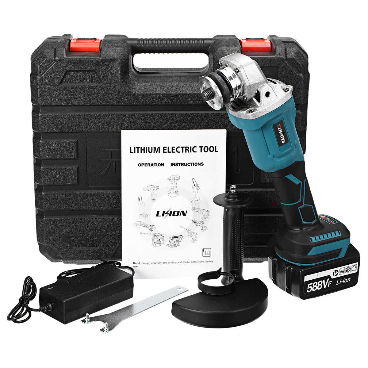 220V 125MM 100MM 3/4 Speed Brushless Electric Angle Grinder Cutting Grinding Machine Power Tool