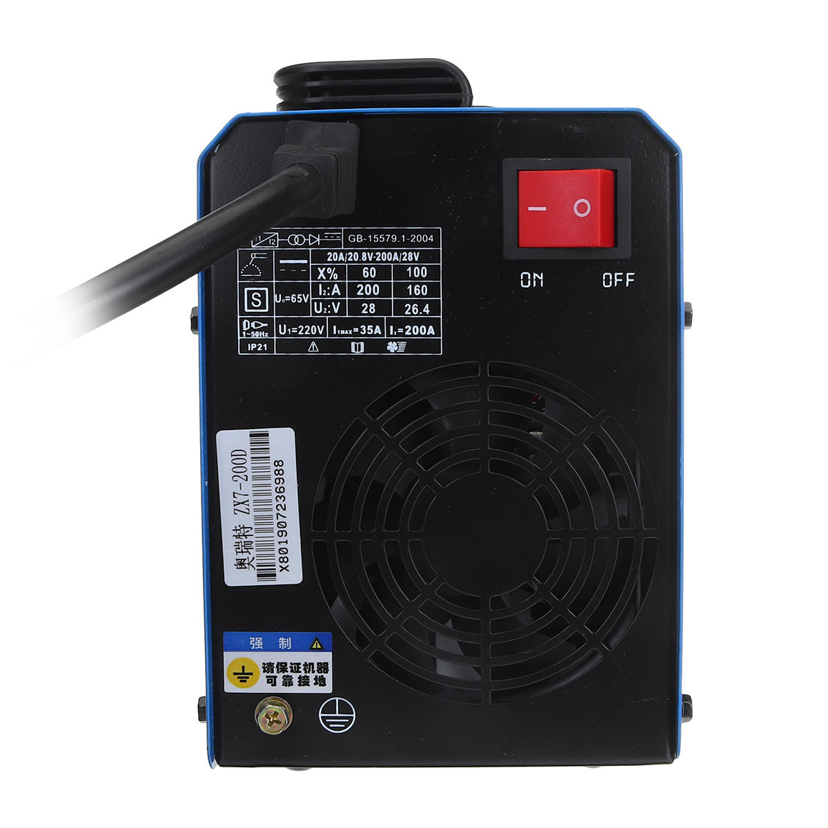 Portable Mini 20-200A Welding Machine Power MMA IGBT Inverter Welder LCD Display