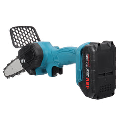 4inch 800W 48VF Electric Chain Saw Portable Handheld Wood Cutter Woodworking Cutting Tool EU Plug