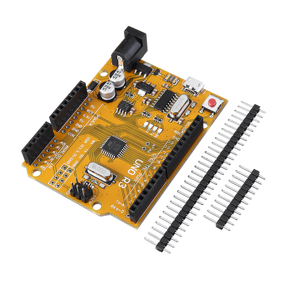 5pcs ATmega328P UNO R3 Development Board Improved Version Enhanced SCM Yellow Module