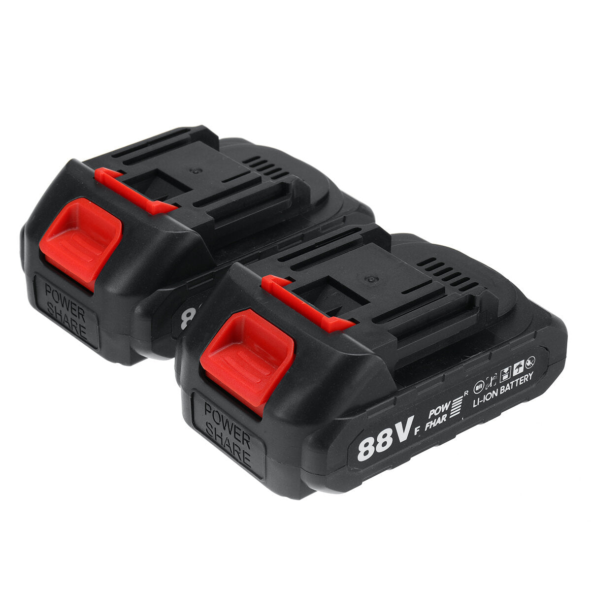 4in 1200W Electric Chain Saw Handheld Logging Saw With 2pcs 7500mah Battery