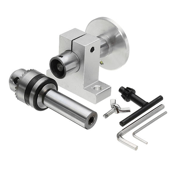 Lathe Center with Chuck and Revolving Center Live Center DIY Accessories for Mini Lathe