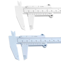 6Inch 150mm Mini Vernier Caliper Double Scale Plastic Measuring Tool 2pcs