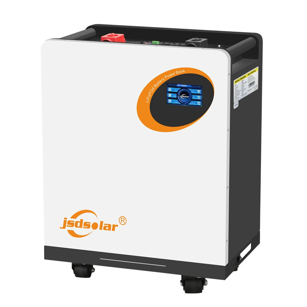 48V 15KWH Powerwall Long Life LiFePO4 Solar Battery Built in BMS 6000 Cycles For Off Grid And Backup Power