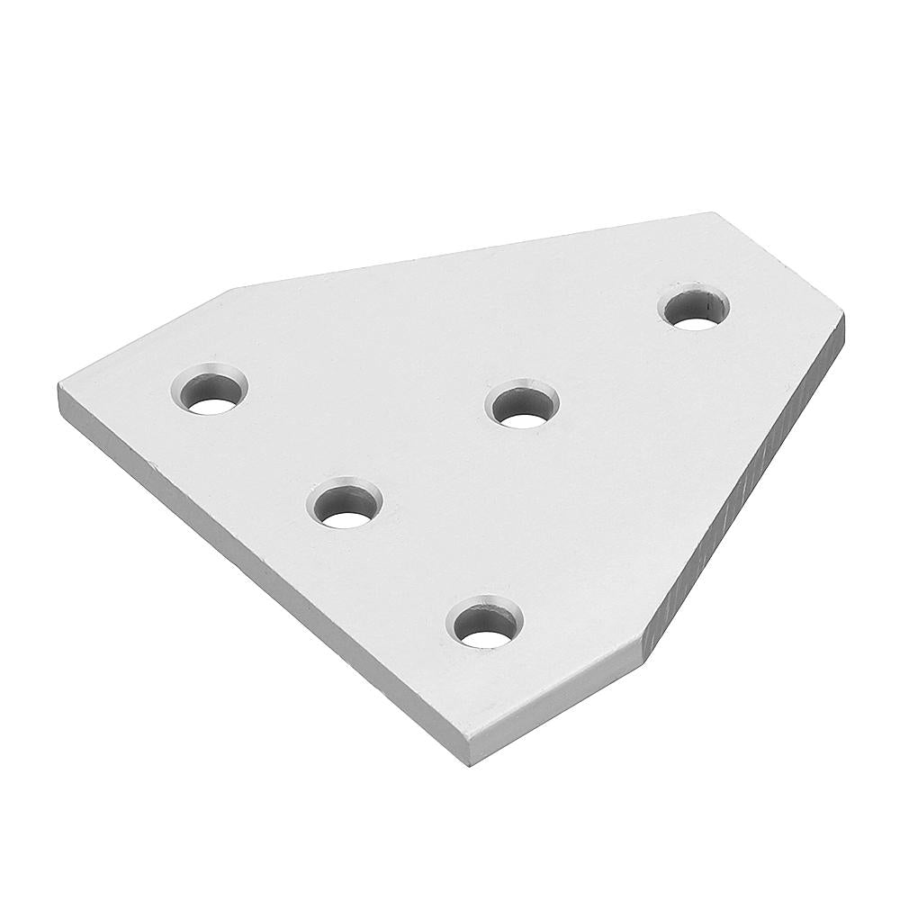 Aluminum 5 Holes T Shape Join Plate Corner Bracket for 2020 V-slot Aluminum Profile
