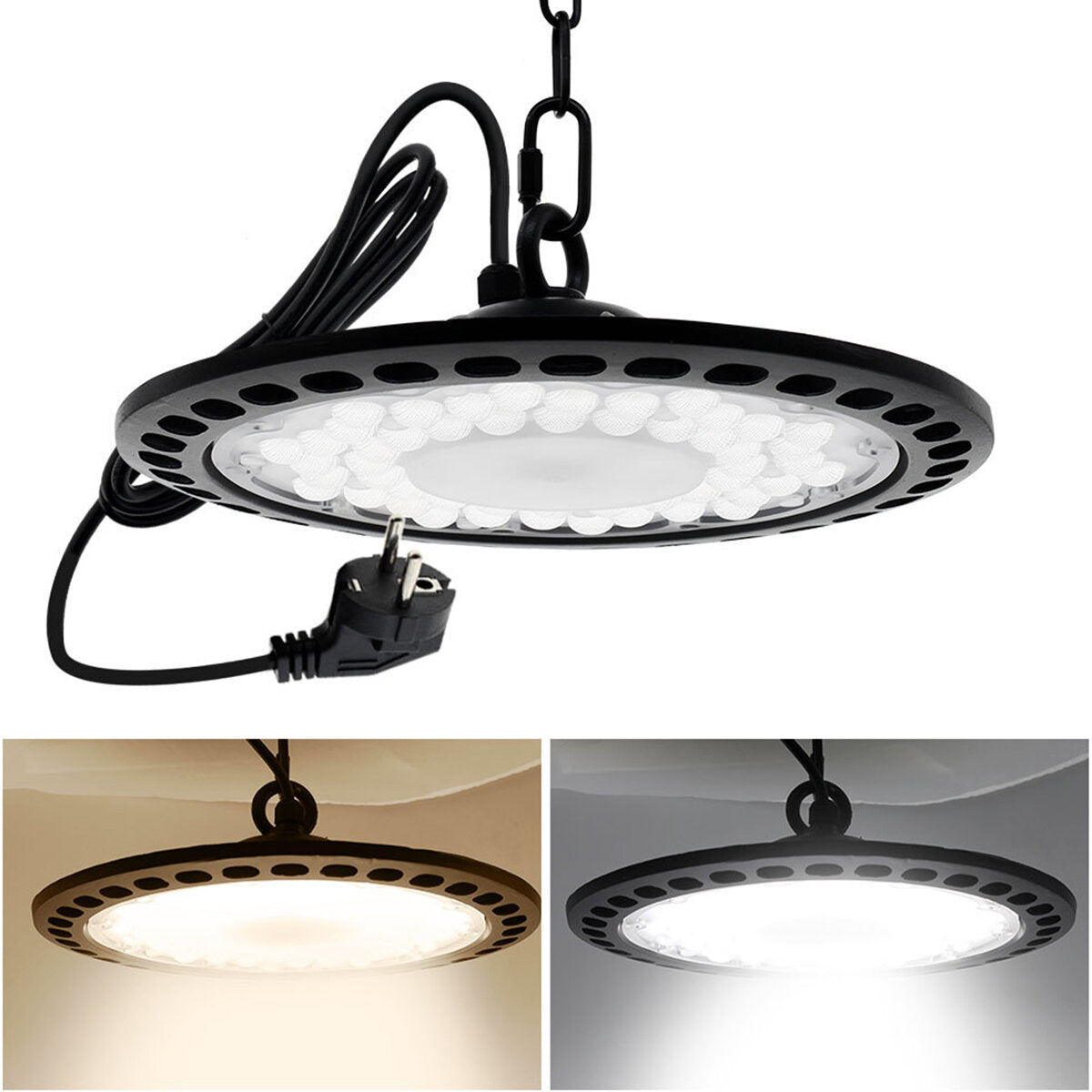 100W/150/200W High Bay LED Light  Shape LED Chandelier Suitable For Industrial Shed Warehouse Factory Farm Gym