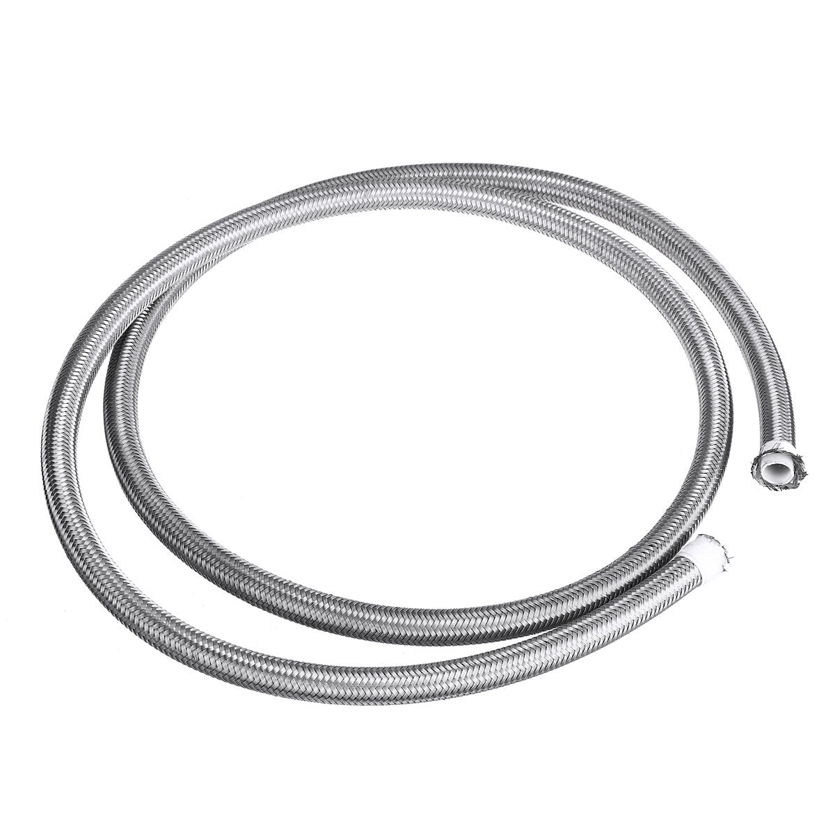 AN3 AN4 AN6 AN8 AN10 5FT Fuel Hose Oil Gas Line PTFE Stainless Steel Braided