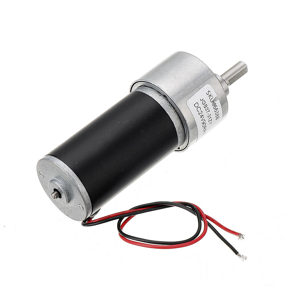 DC 24V Permanent Magnet Motor 90/140rpm Turbular Gear Reducer Motor
