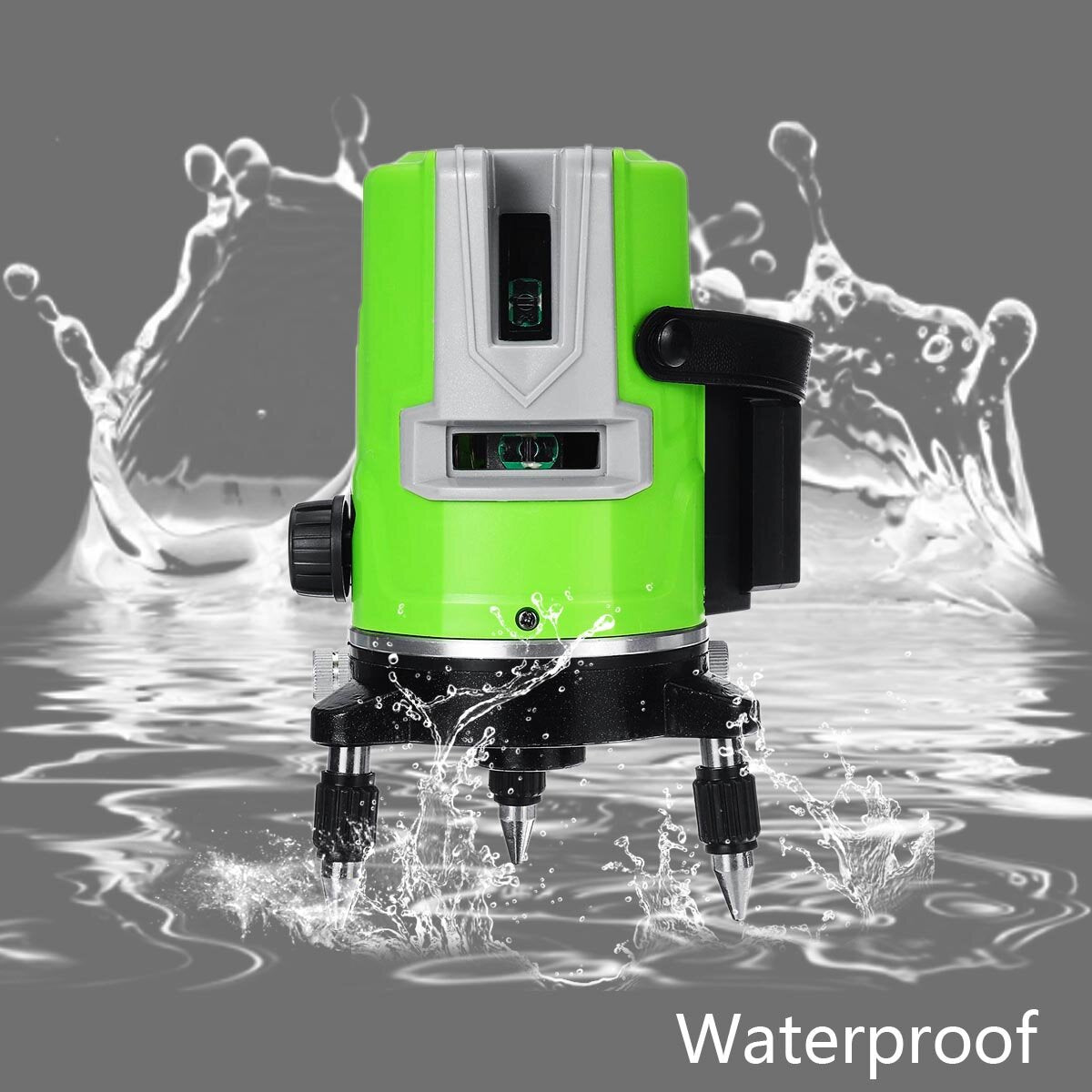 3D 5 Lines Green Laser Level Self-Leveling 360 Rotary Cross Measuring Tool