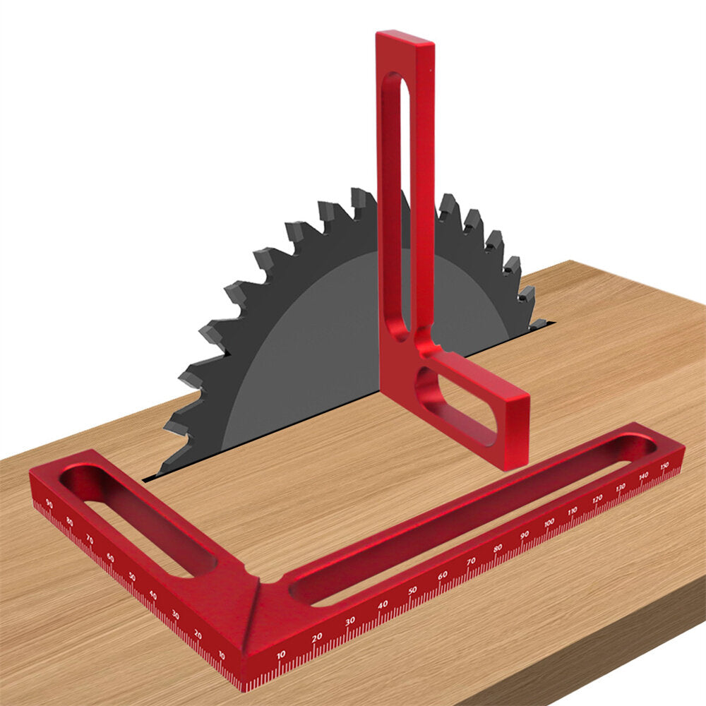 Right Angle Ruler for Woodworking - Accurate 90° Measurements, Durable Aluminum, Lightweight, 100mm & 160mm Sizes Available