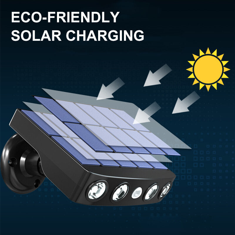 LED Solar Powered Sensor Lamp Outdoor Garden Security Wall Lights Waterproof